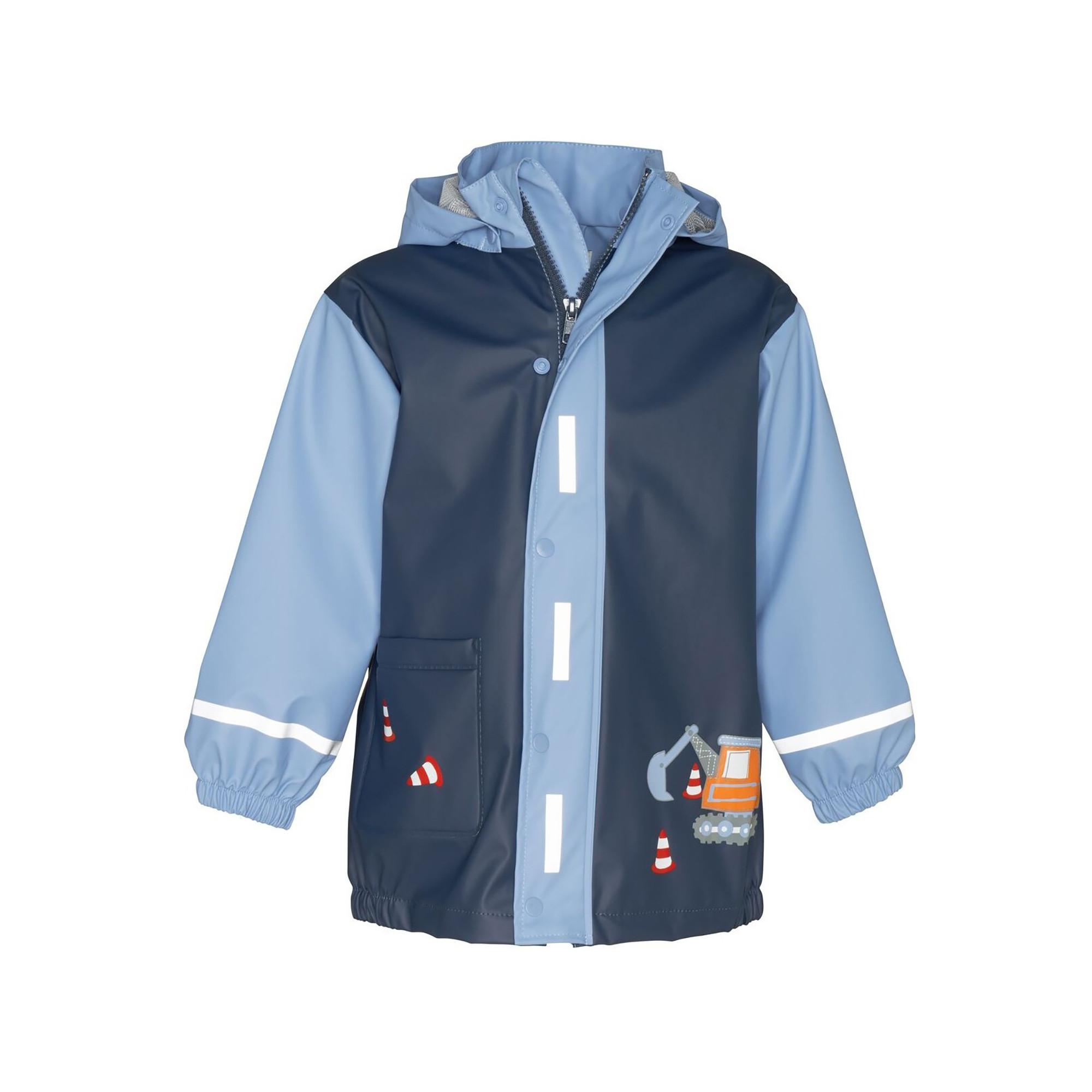 Image of Regenjacke Mit Kapuze Unisex Dunkelblau 98