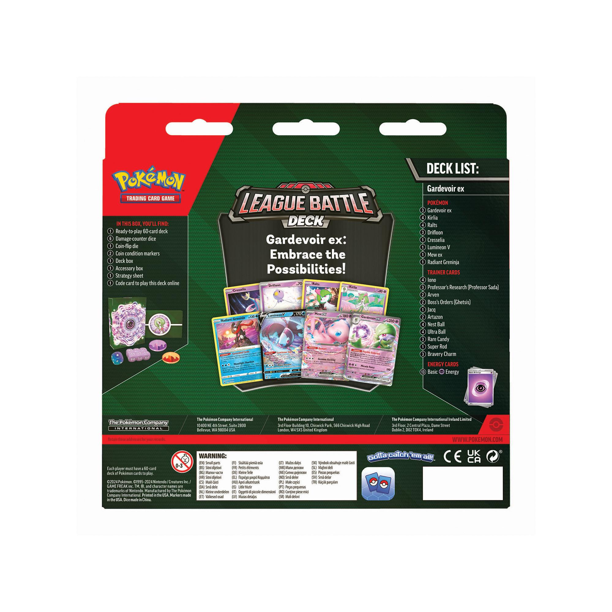 Pokémon  April League Battle Deck Gardevoir 