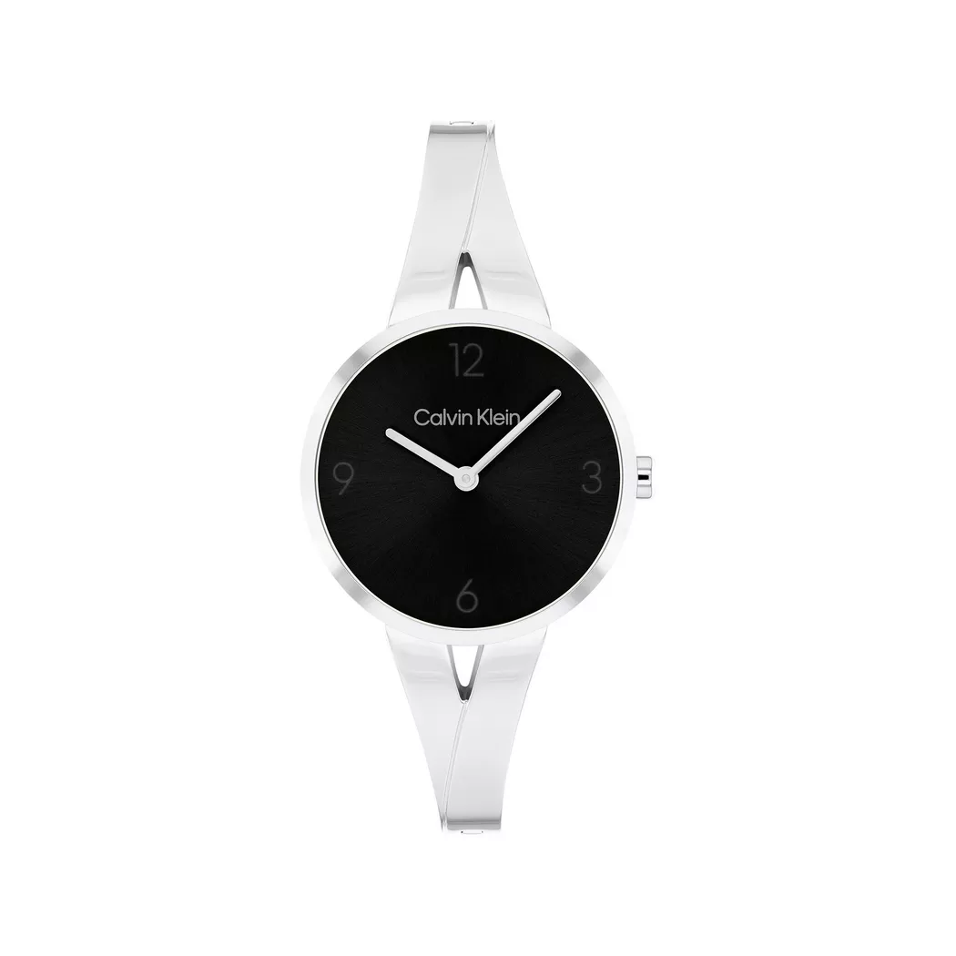 Calvin Klein Watches Montre Pour Femme 25100026 30 Mm Silver / Black / Mineral One Size Femme