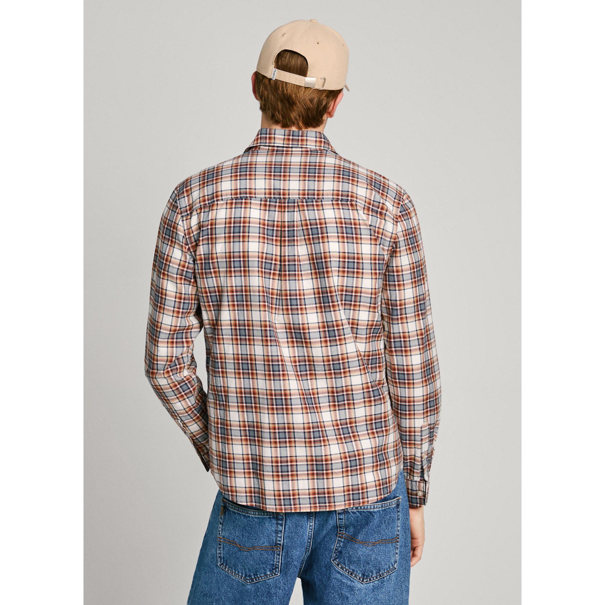 Pepe Jeans London Macberth Regular Fit Chemise à Carreaux Manches Longues  