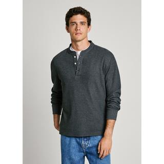 Pepe Jeans London Ashford Langarm Henley T-Shirt  