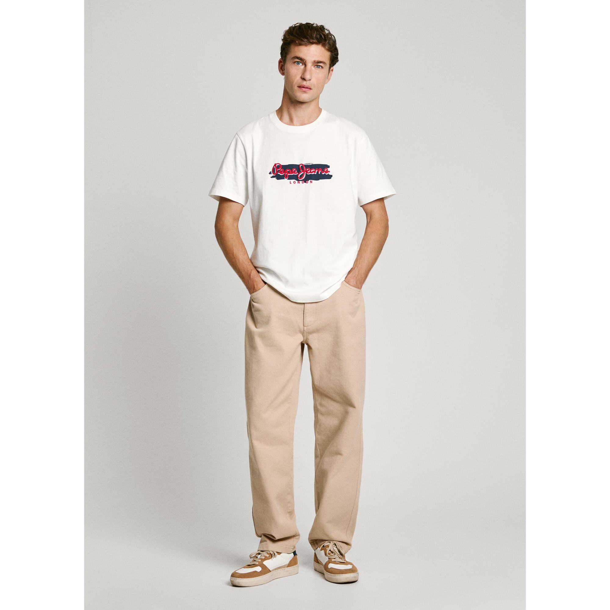 Pepe Jeans London ARSHAM T-Shirt avec Logo Imprimé  