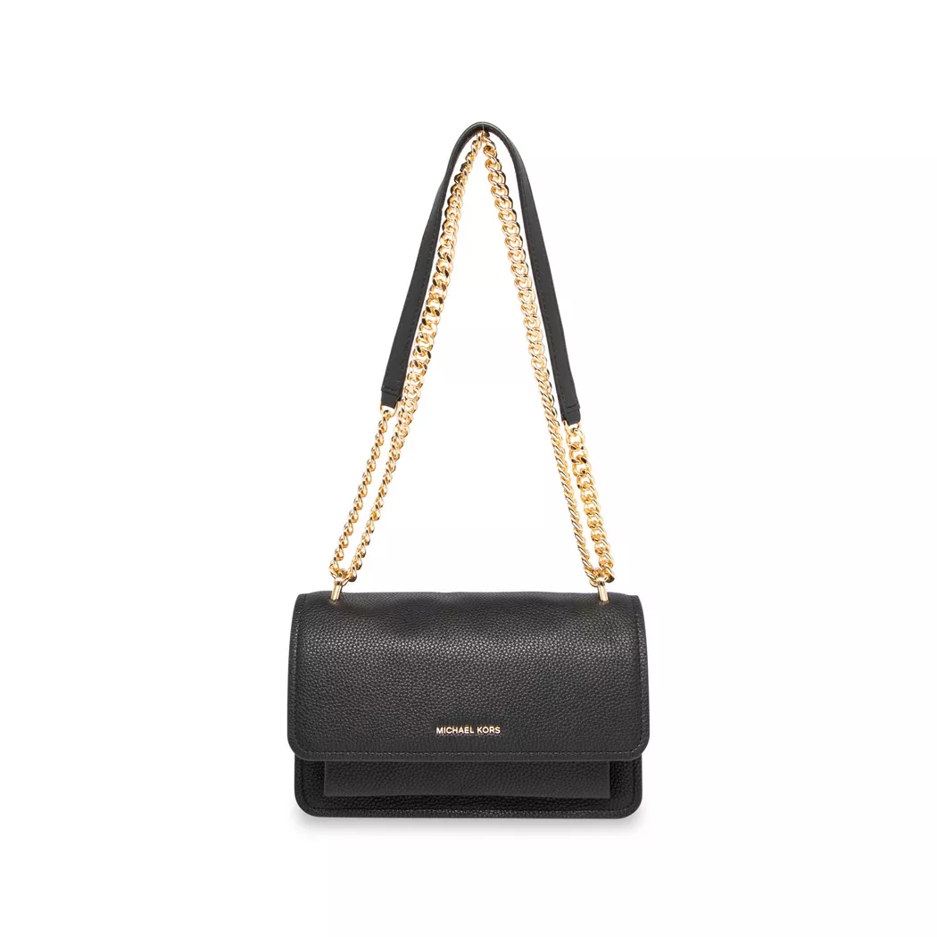 MICHAEL KORS Ledertasche - Umhängetasche KENSINGTON  schwarz damen