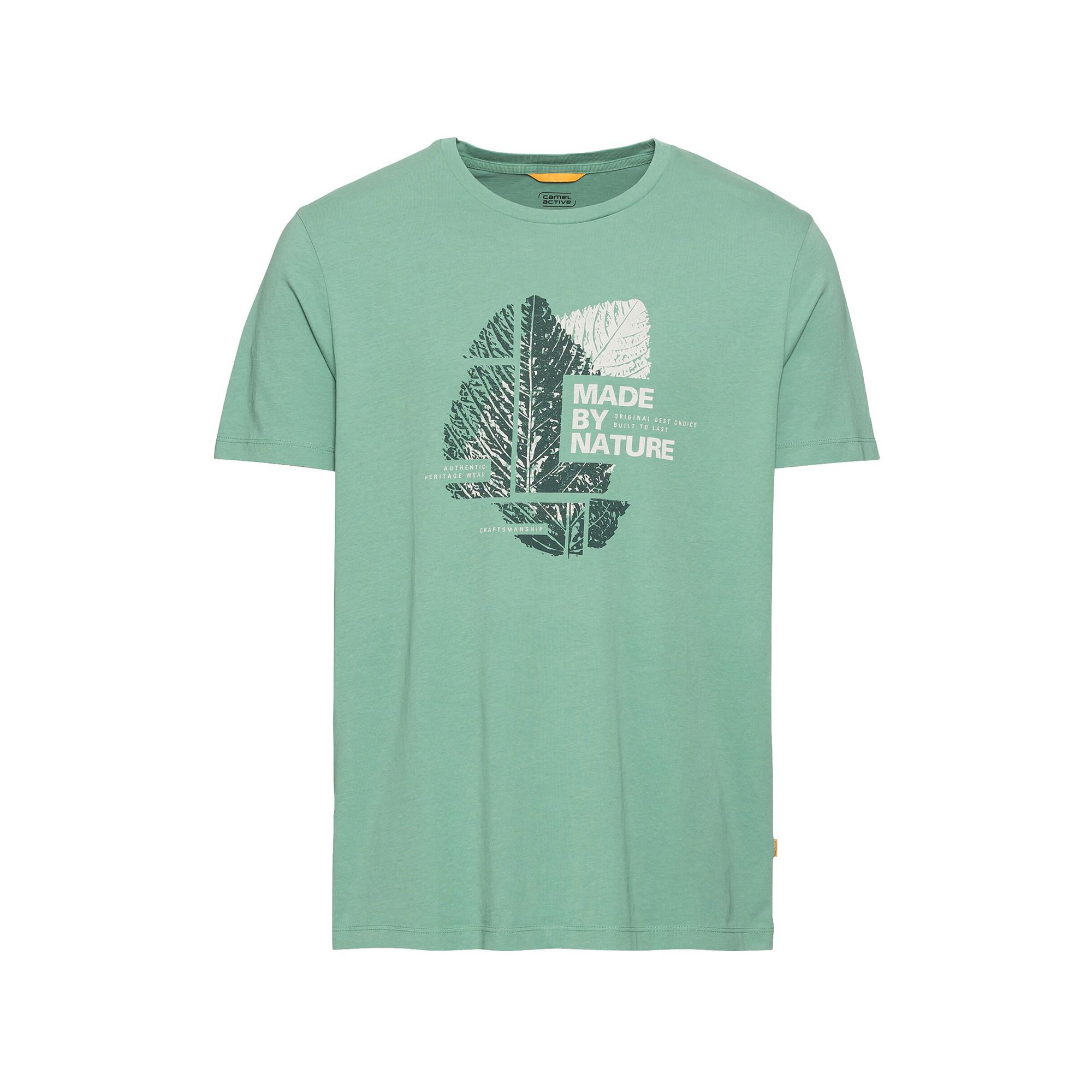 Camel Active T-Shirt avec Imprimé Logo  