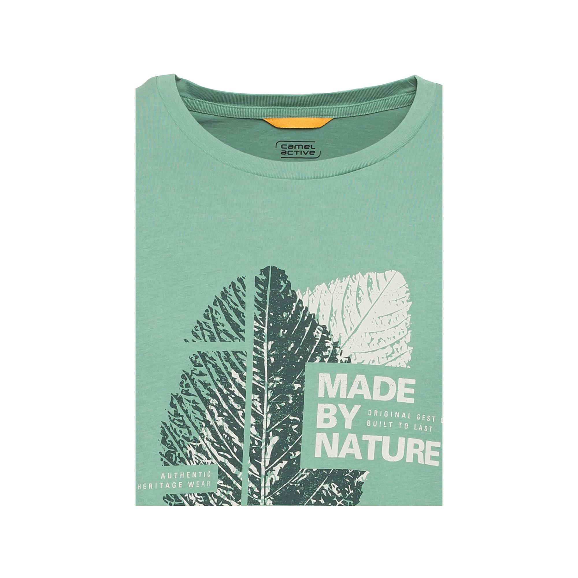 Camel Active T-Shirt avec Imprimé Logo  