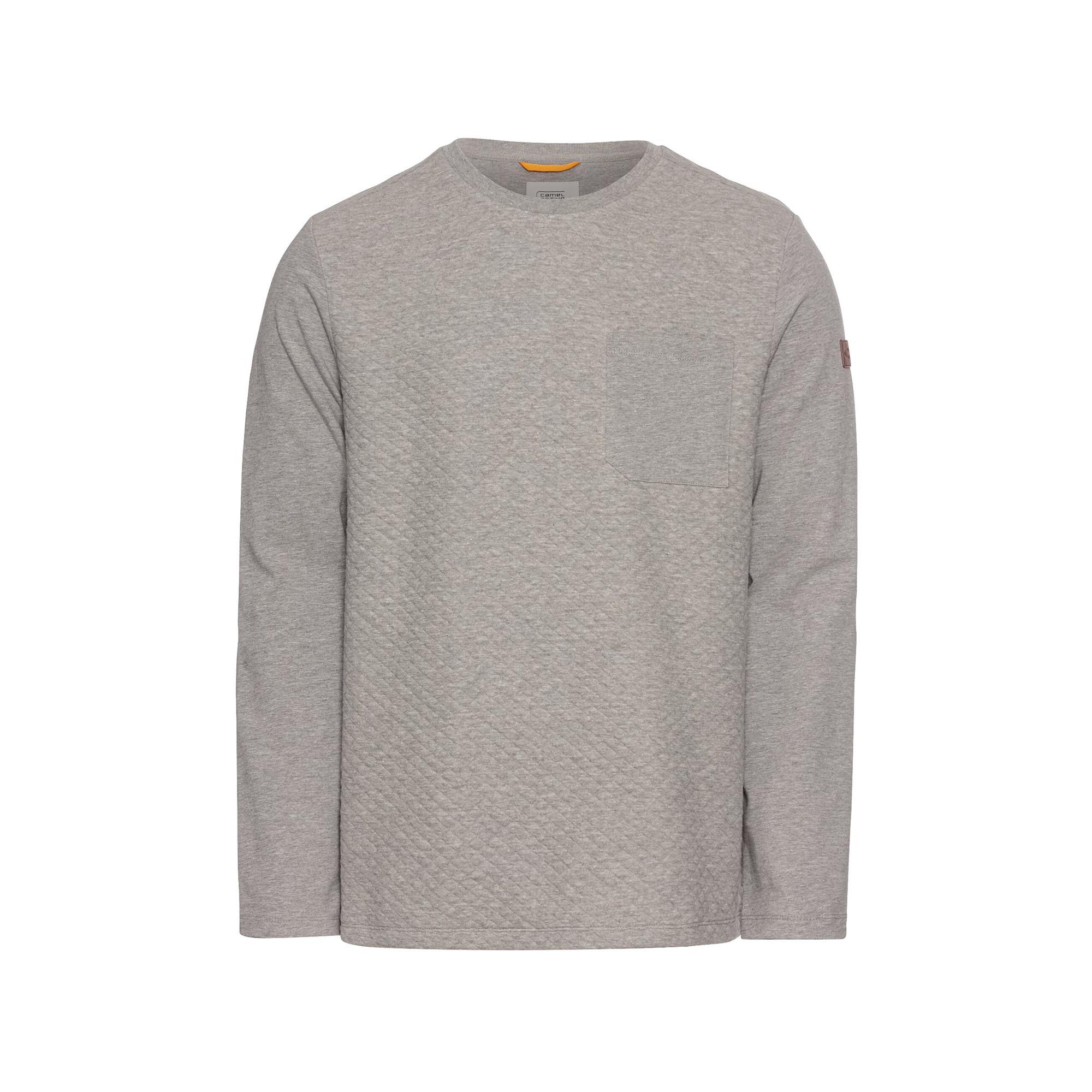 camel active T-shirt trapuntata a maniche lunghe  