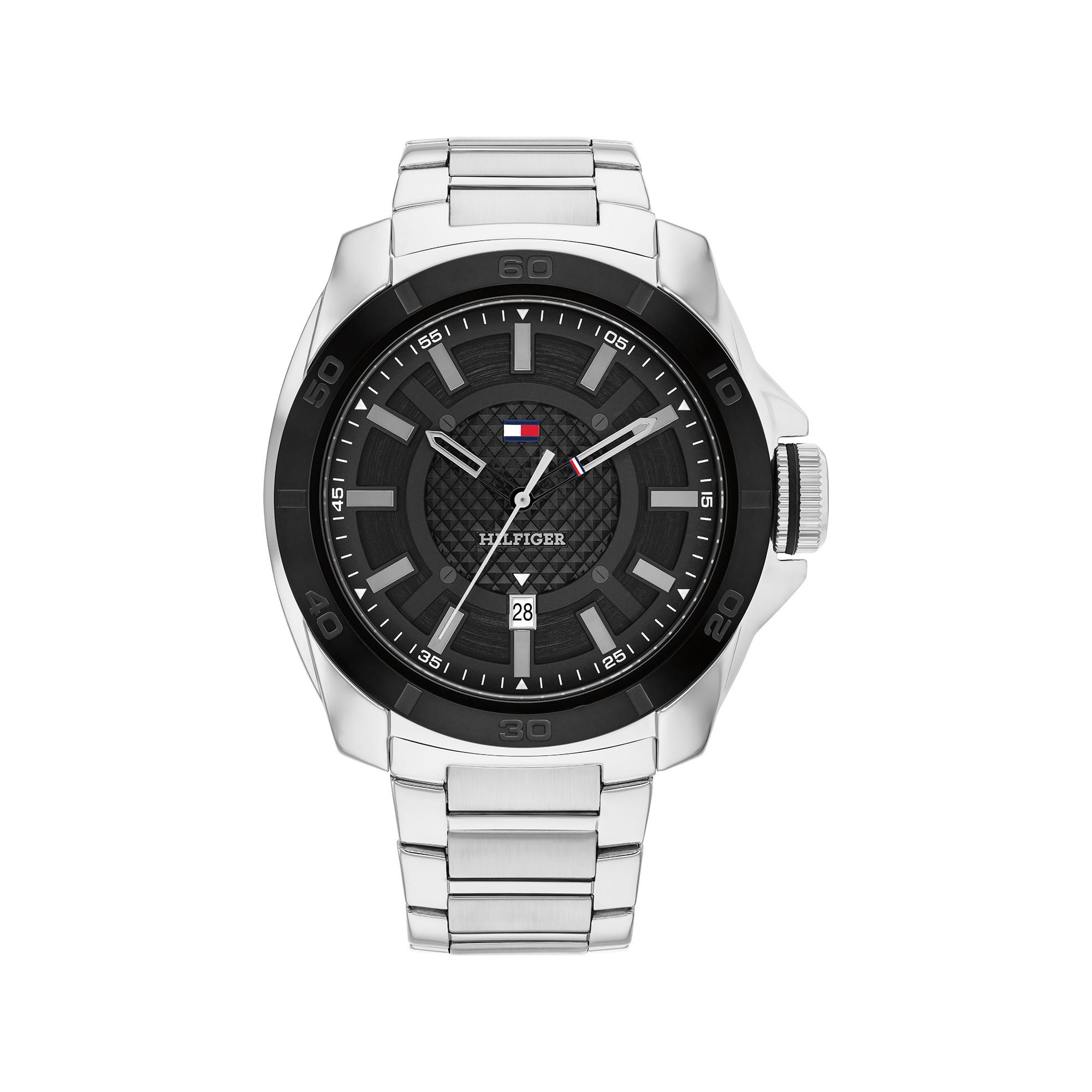 Image of Analoguhr Herren Silber 49mm