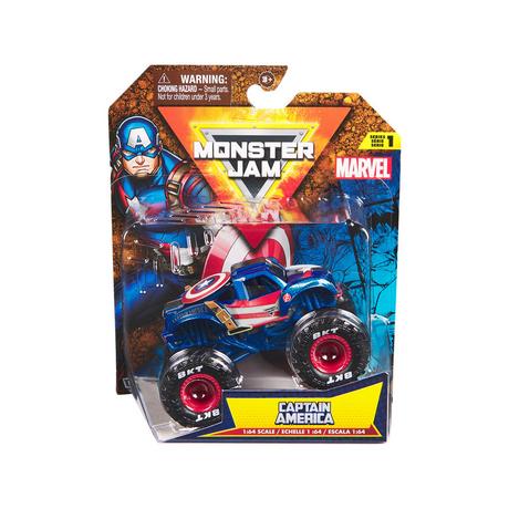 Monster Jam  Monster Jam Marvel 1:64, modelli assortiti 