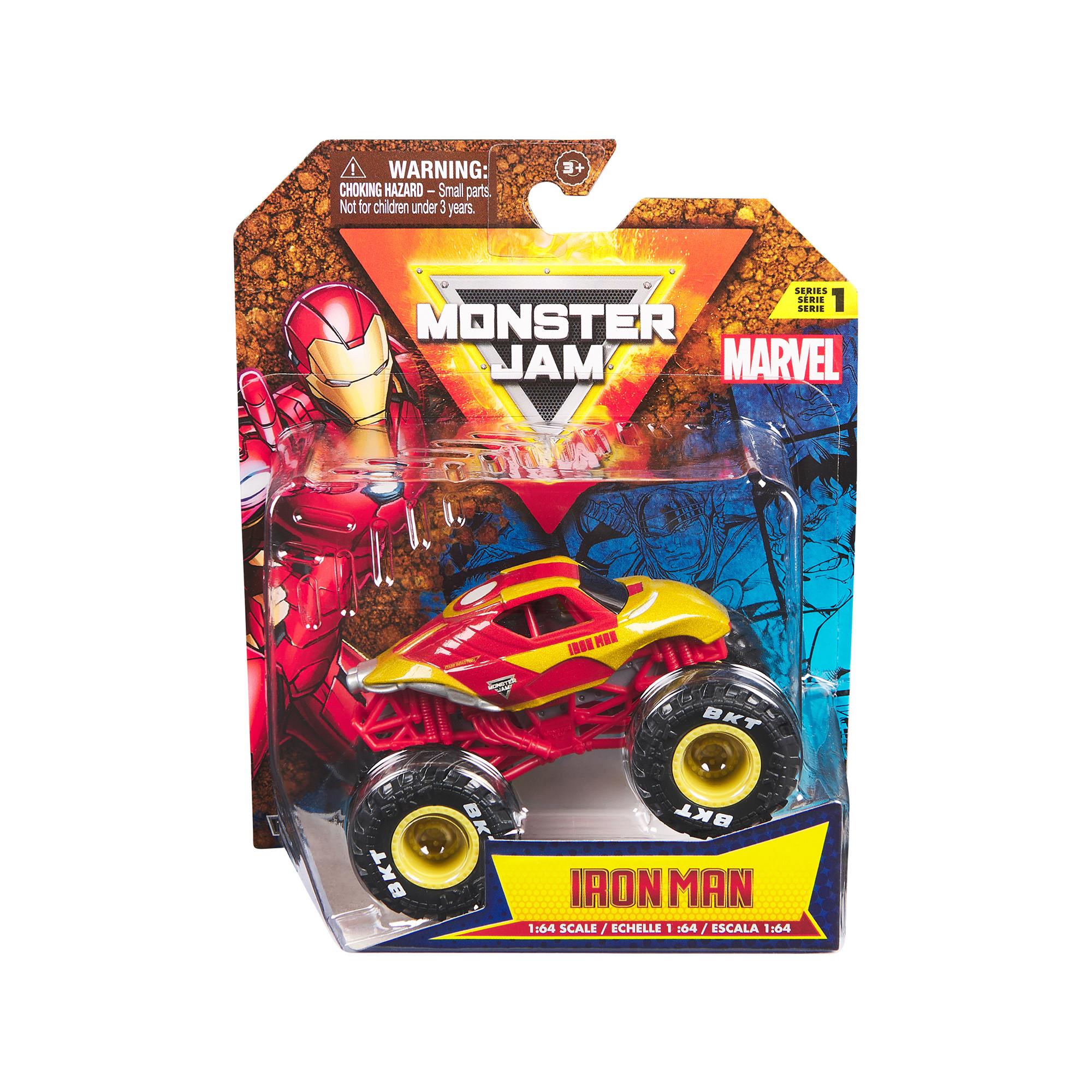 Monster Jam  Monster Jam Marvel 1:64, assortiment aléatoire 