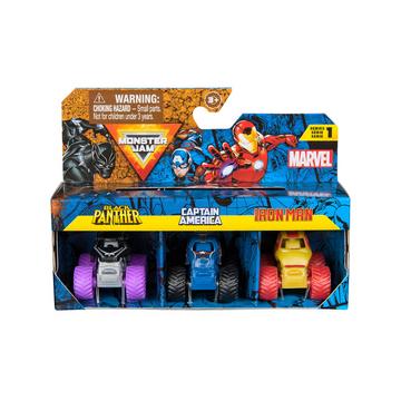 Monster Jam - Mini 3er-Pack Marvel