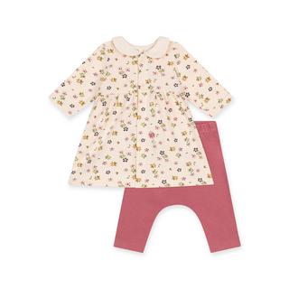 PETIT BATEAU  Set: Kleid und Leggings 