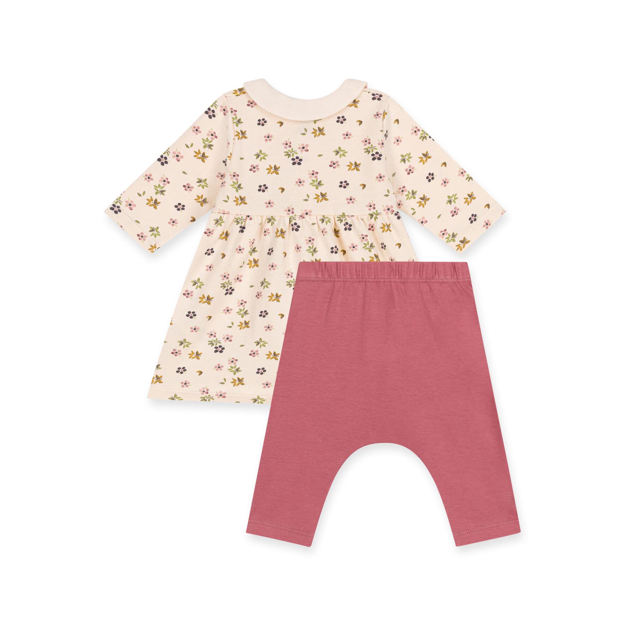 PETIT BATEAU  Set: abito e leggings 