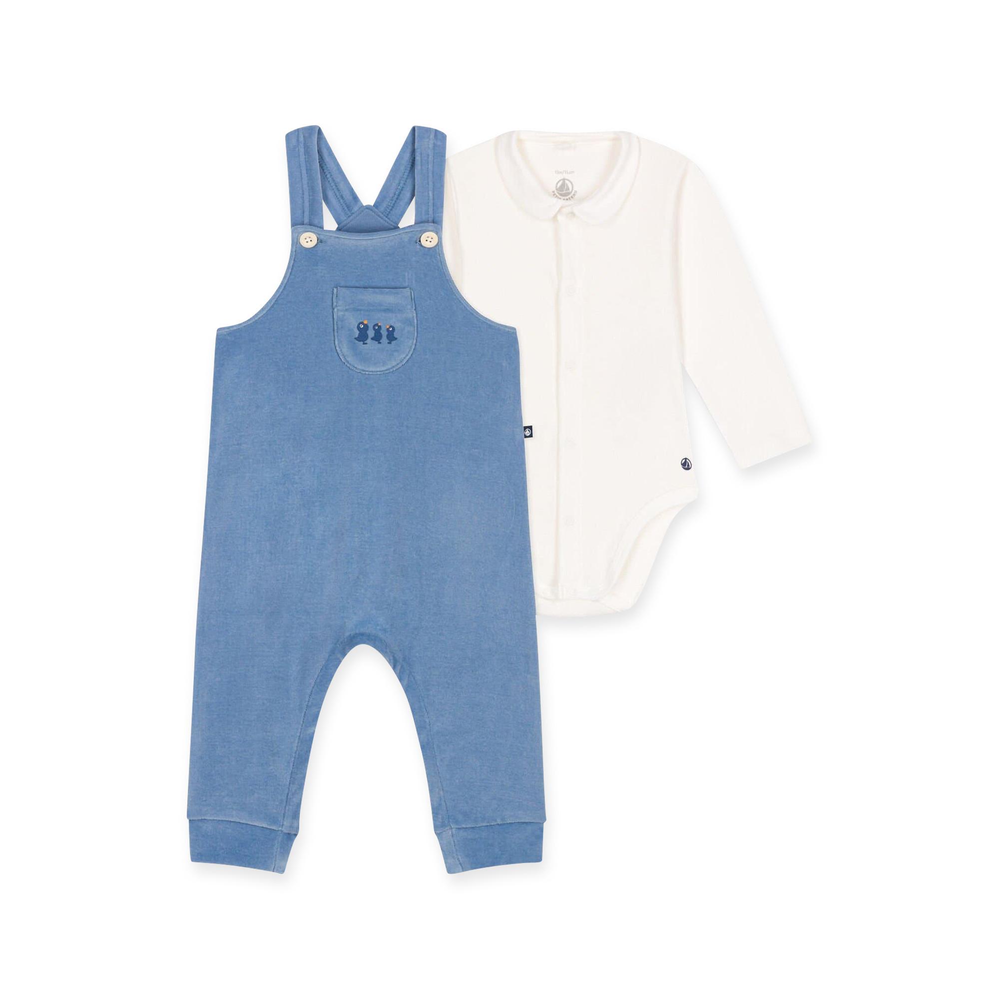 PETIT BATEAU  Ensemble: salopette & body 