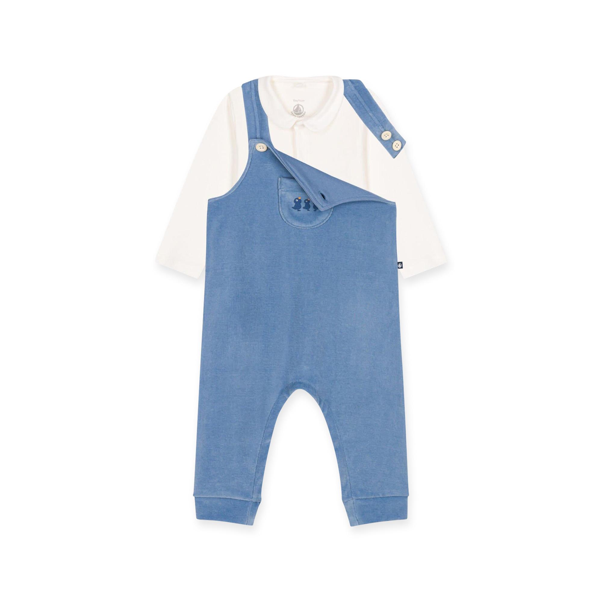 PETIT BATEAU  Ensemble: salopette & body 