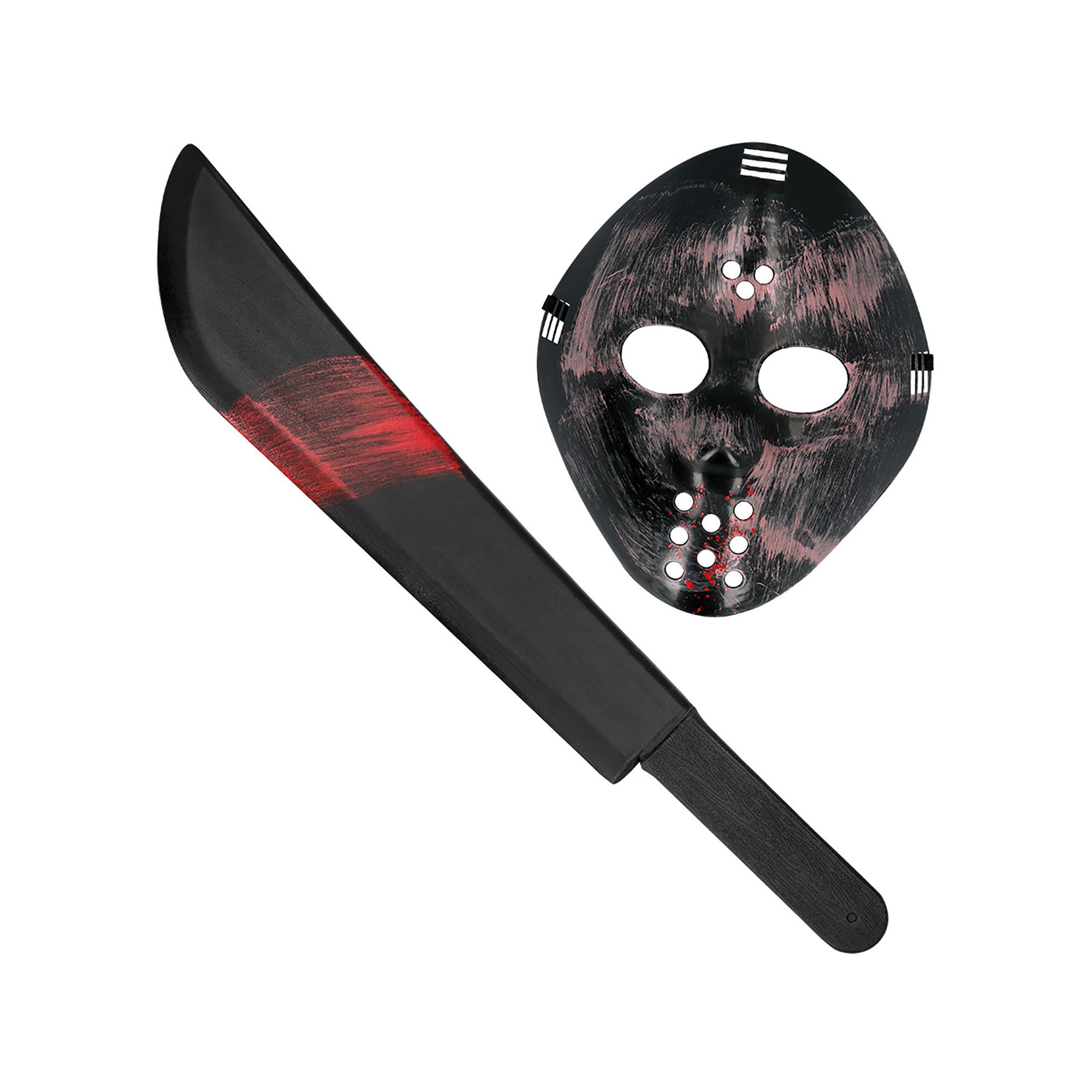 BOLAND  Set da assassino (maschera e machete) 