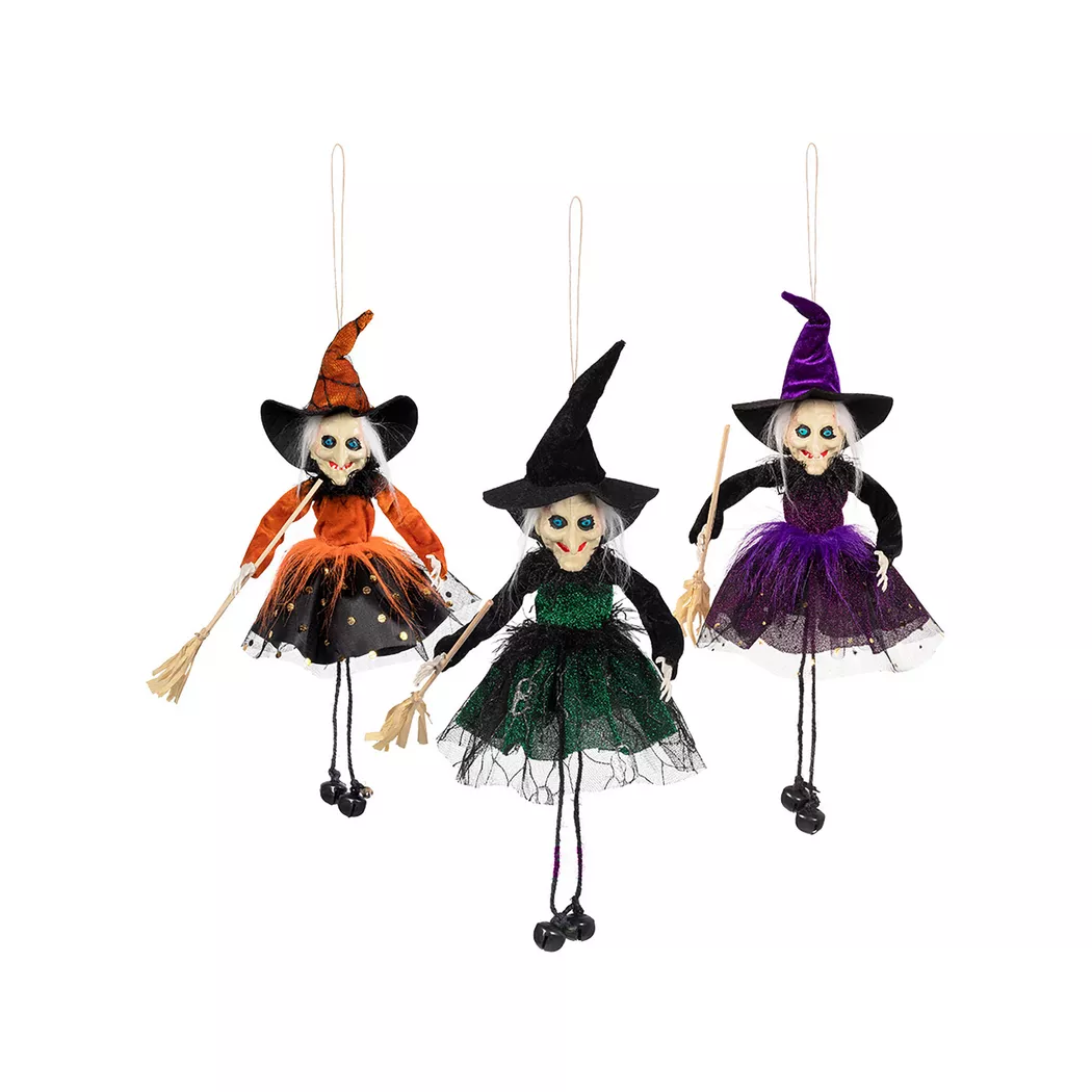 Boland - Dekoration Little witch, Zufallsauswahl, 15cm, Multicolor