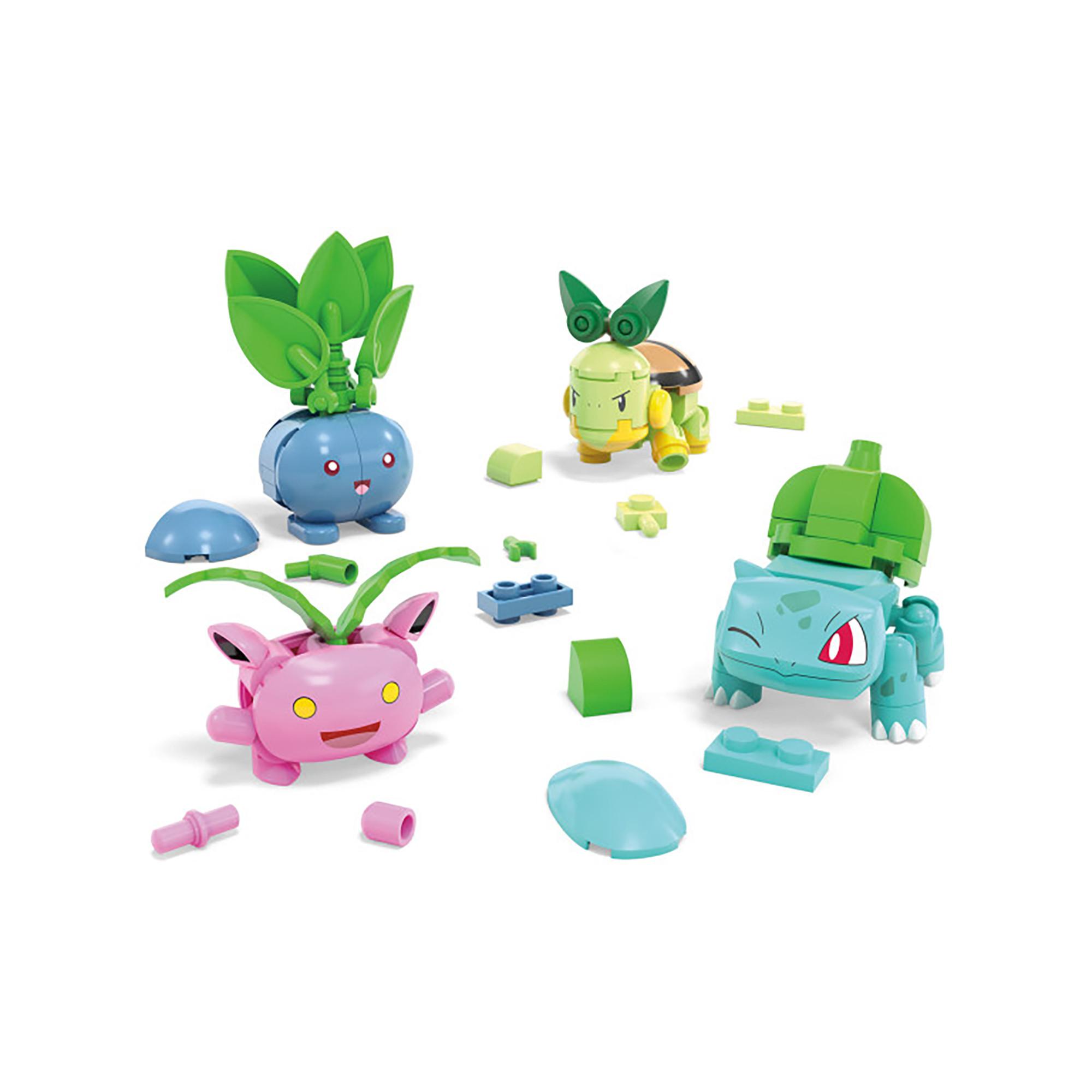 Mega Construx  Set de 4 Pokémon de type plante 