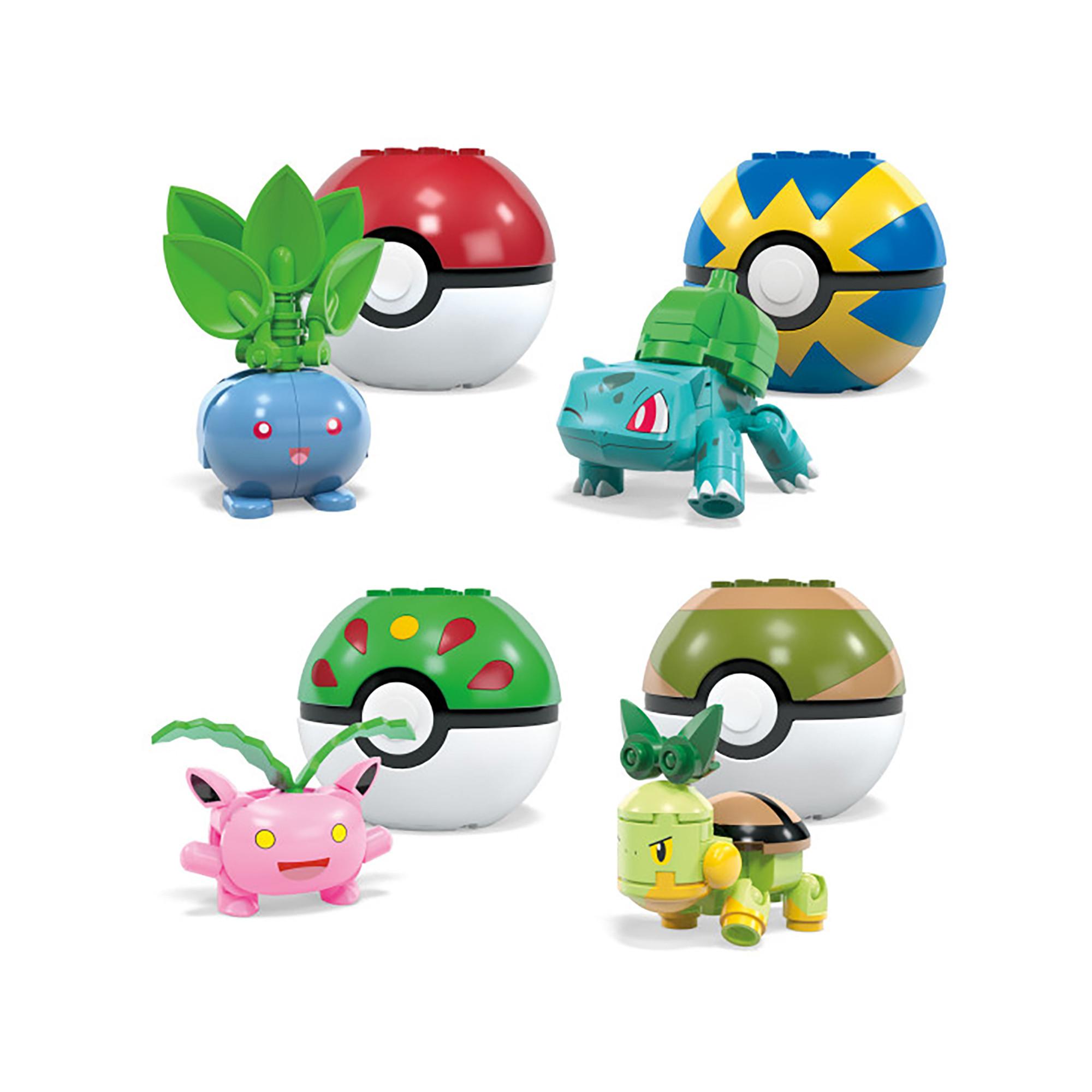 Mega Construx  Set de 4 Pokémon de type plante 