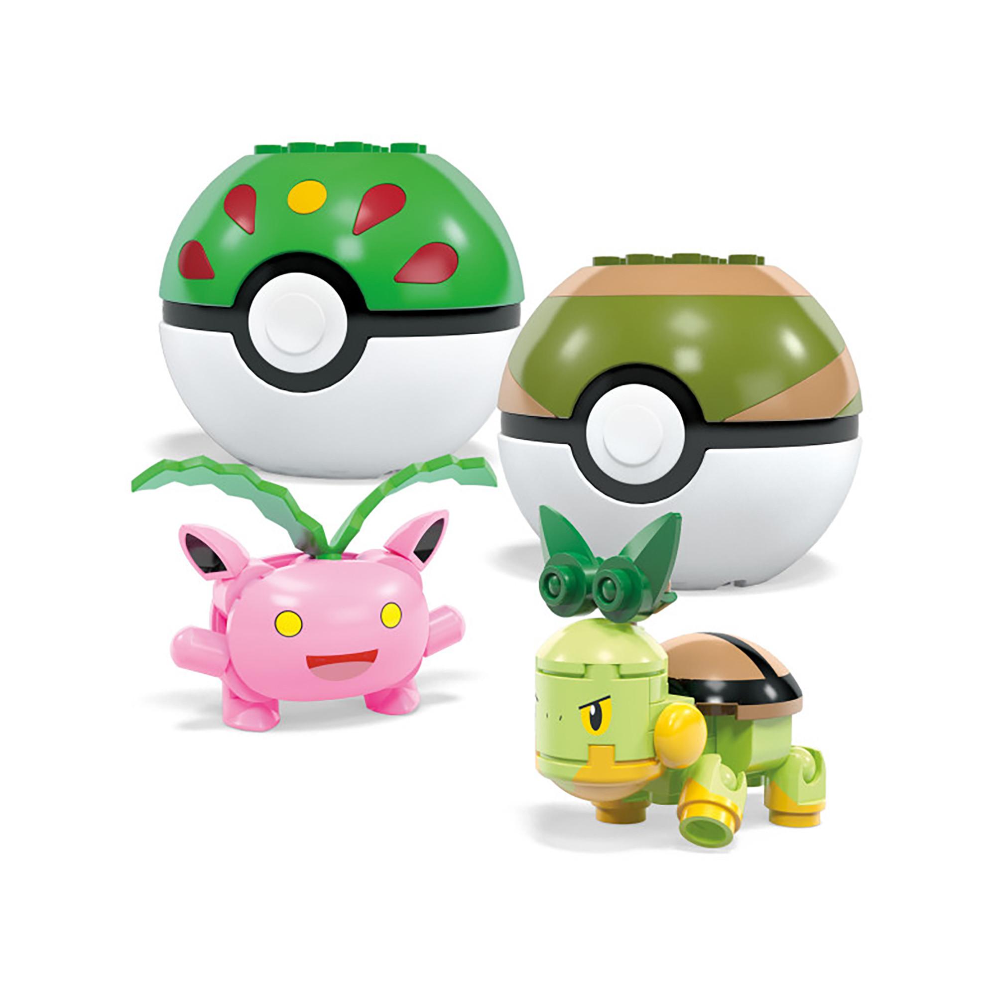 Mega Construx  Pflanzen-Typ Pokémon 4er-Set 