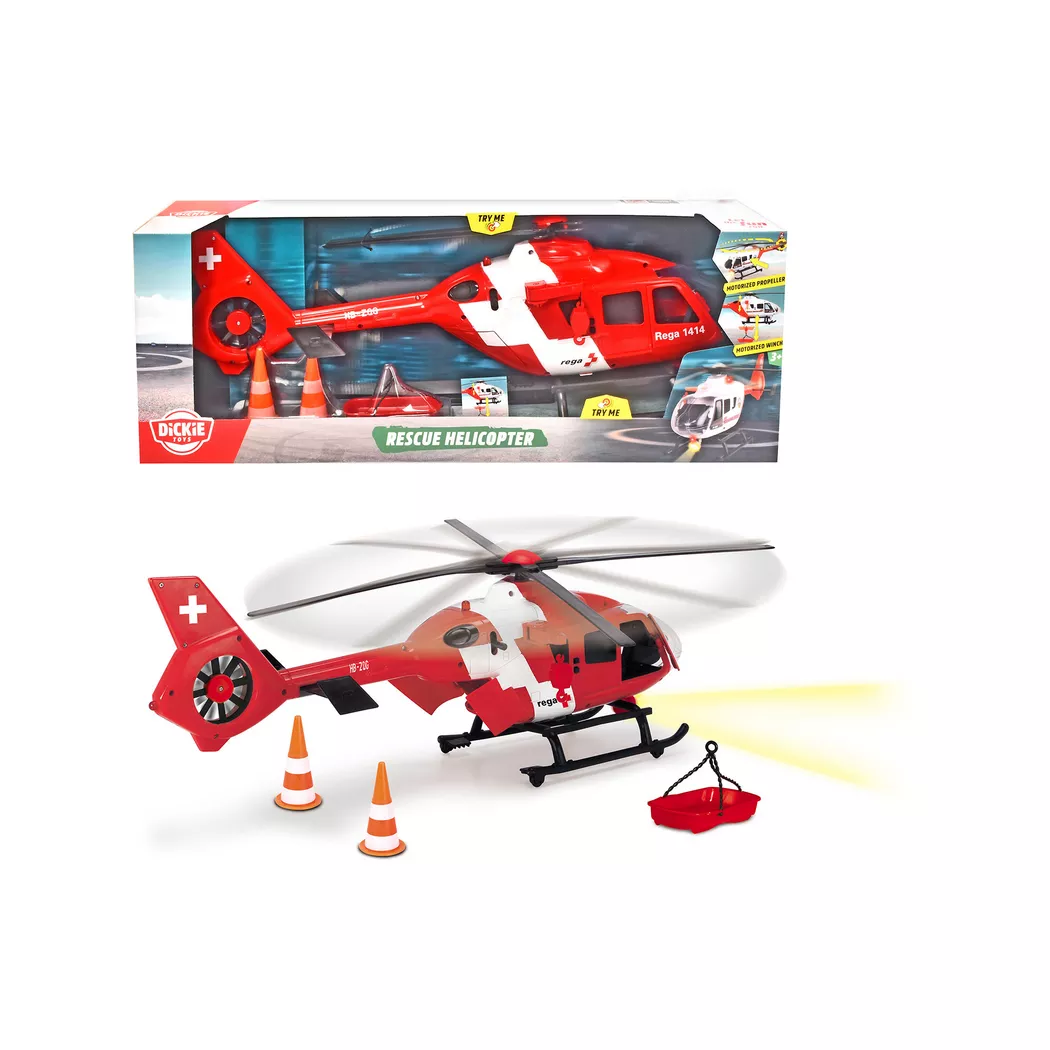 Dickie - REGA Rescue Helicopter, Multicolore