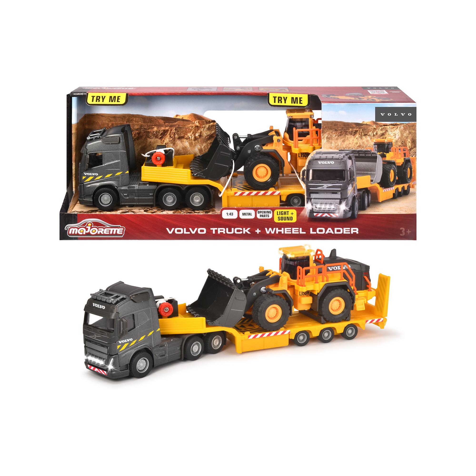 Majorette  Volvo Truck + Loader 