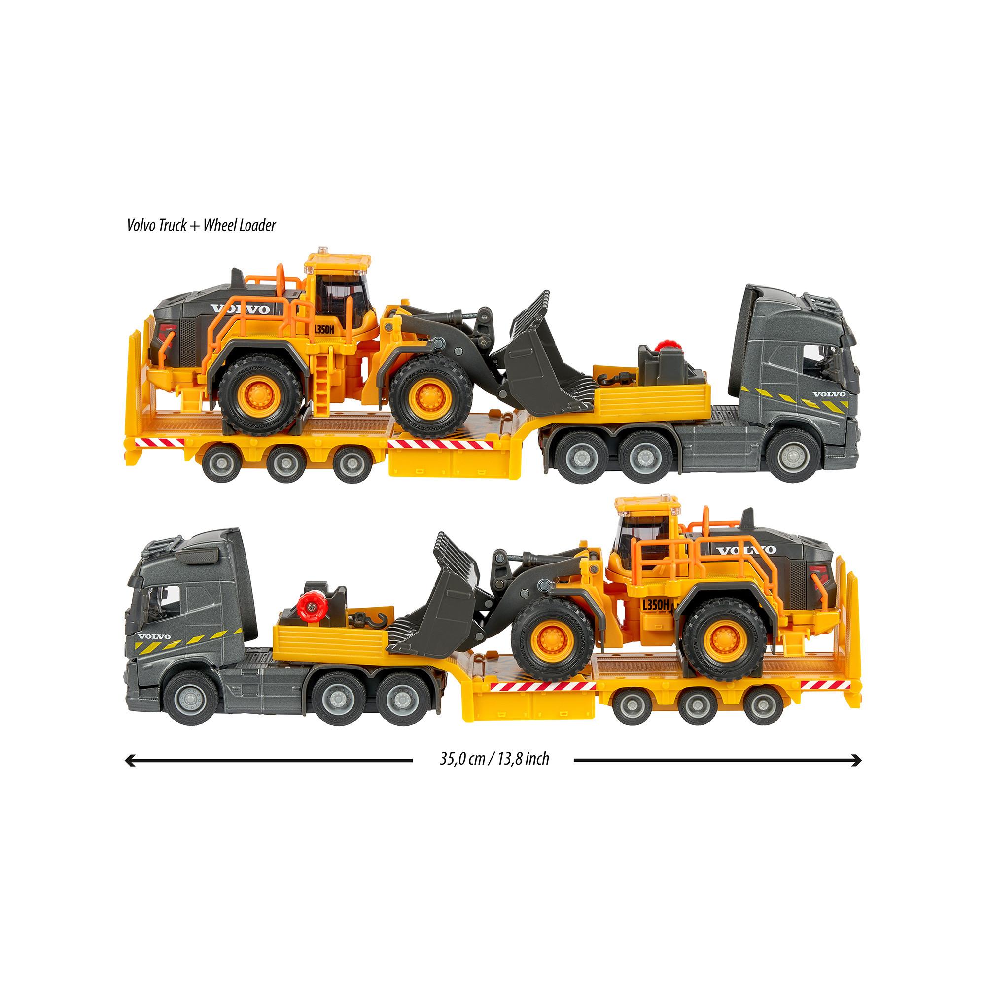 Majorette  Volvo Truck + Loader 