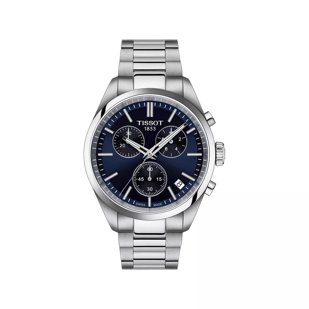 Tissot - Chronograph Uhr, Pr 100, 40mm, Silber 3