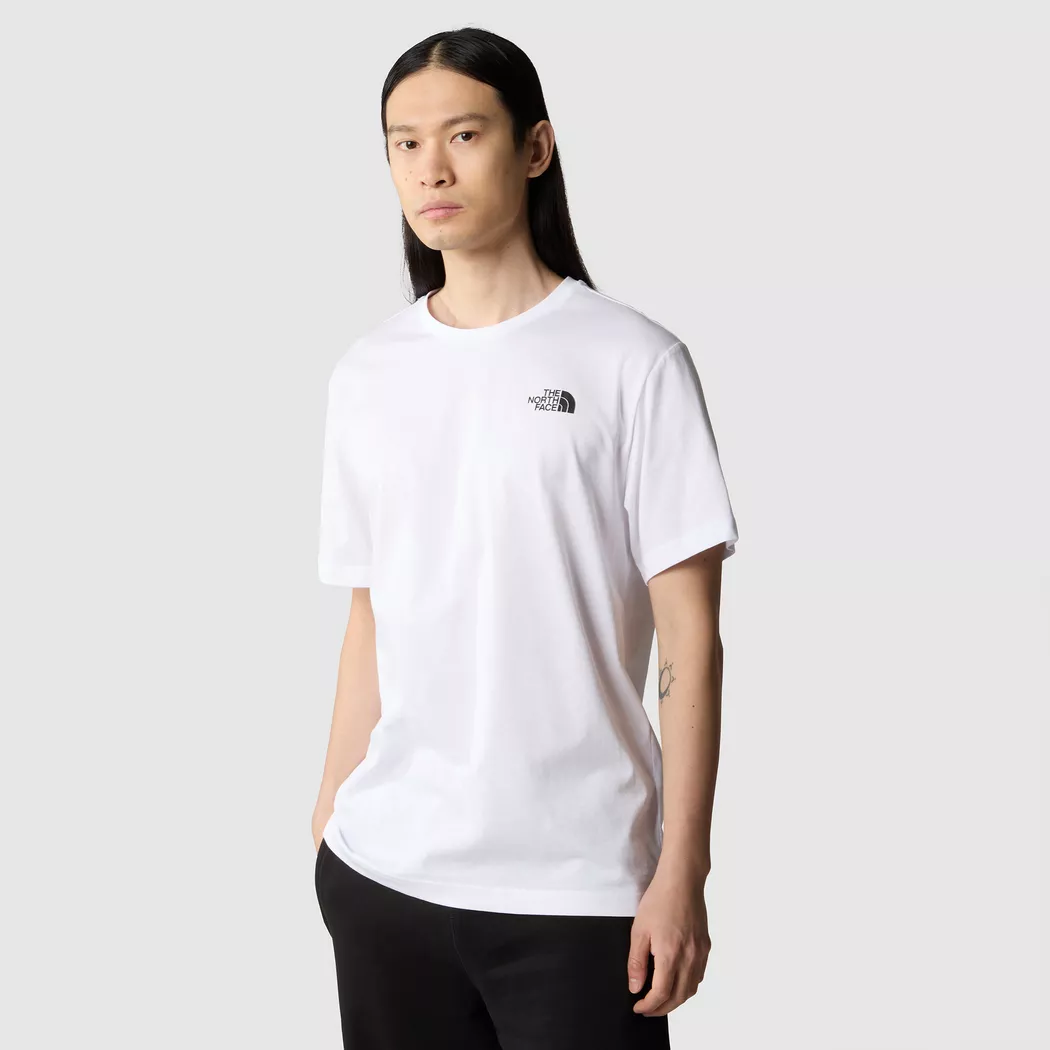 The North Face T-shirt à Manches Courtes Evolution Simple Dome TNF White 2XL Homme 3