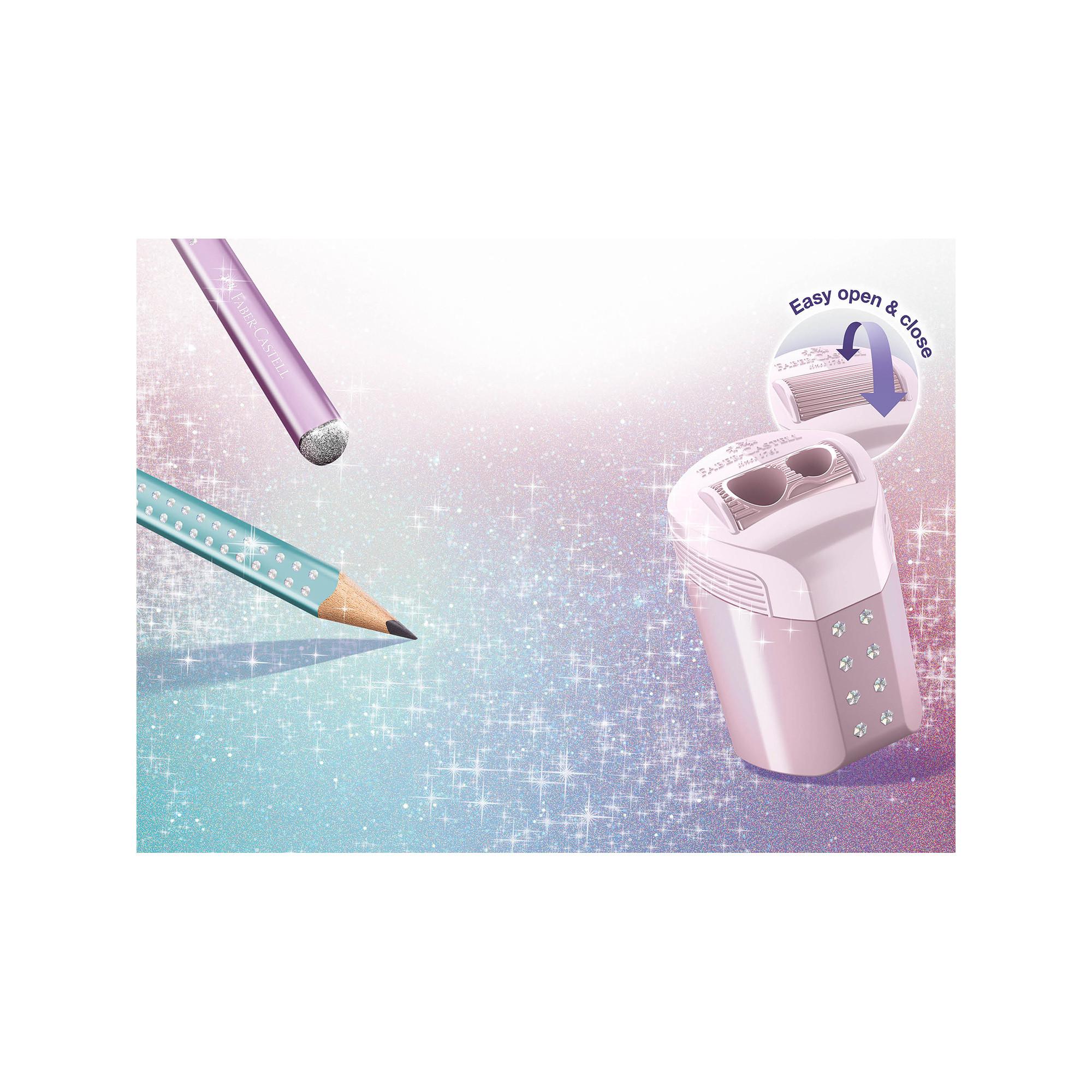 Faber-Castell Taille-crayon double Sparkle - Motif aléatoire 