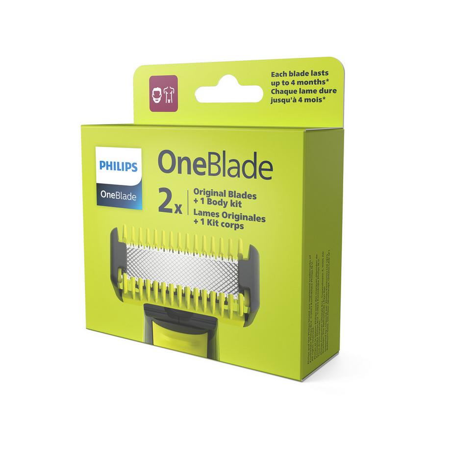 PHILIPS One Blade Face-& Body Lame di ricambio 