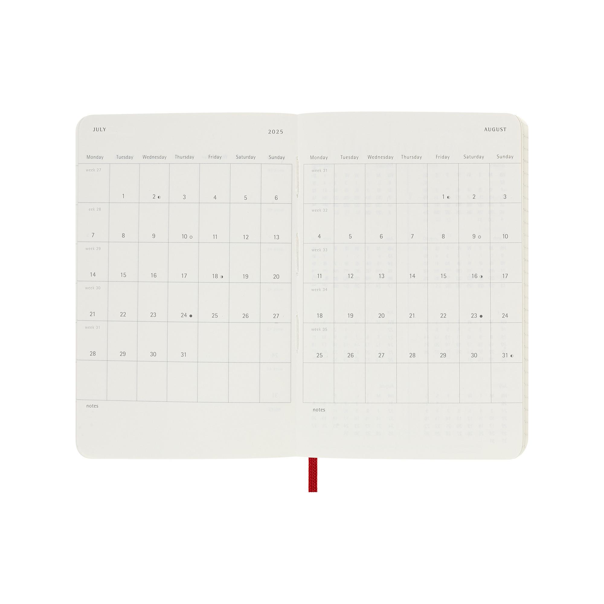 MOLESKINE Agenda settimanale 2025 