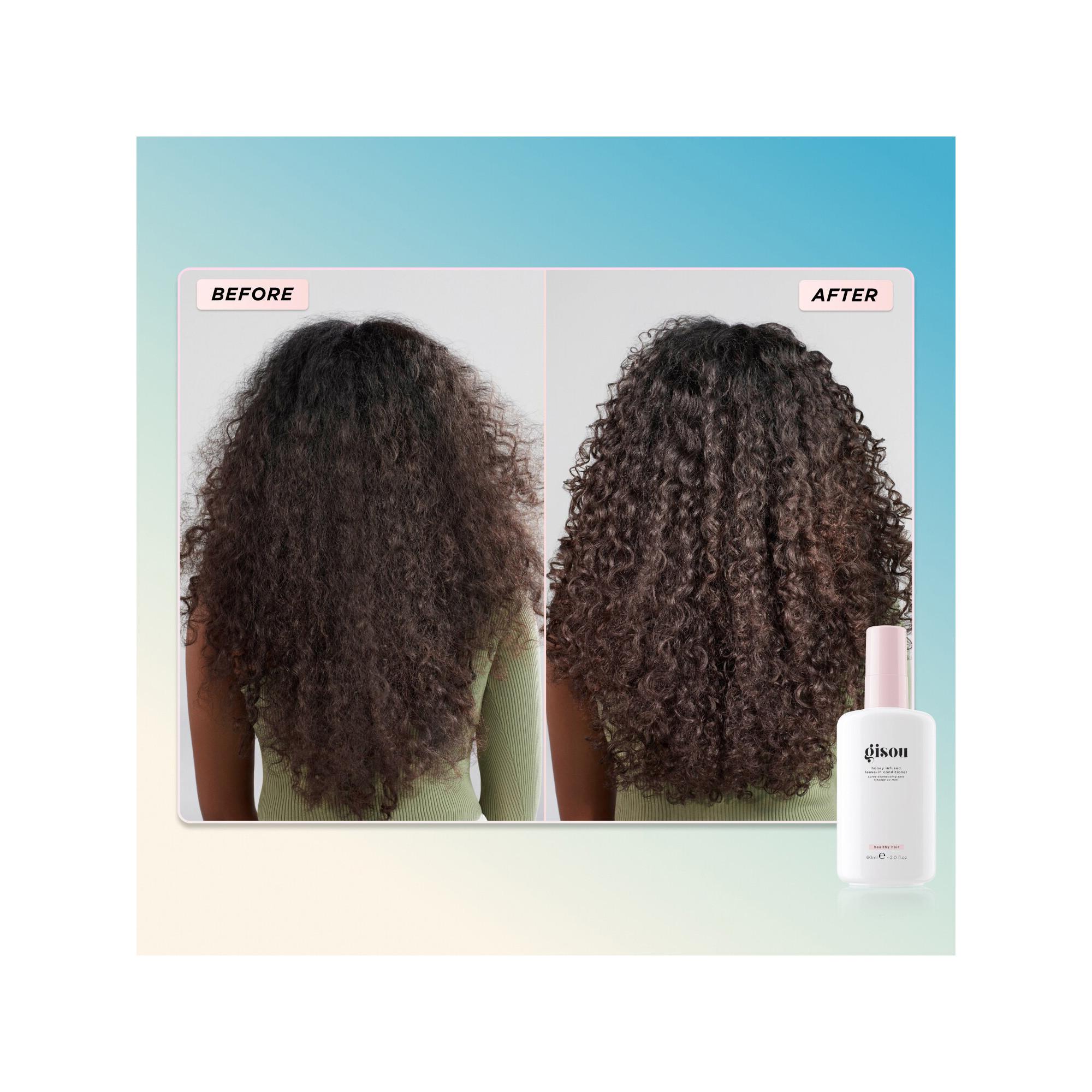 GISOU  Soften & Smooth Travel Set - Hydrieren, entwirren und Glätten von Frizz 