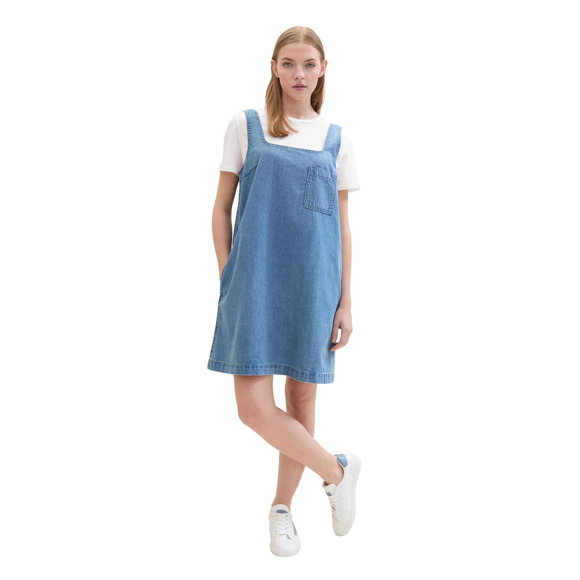 Image of Kleid Damen Blau Denim L