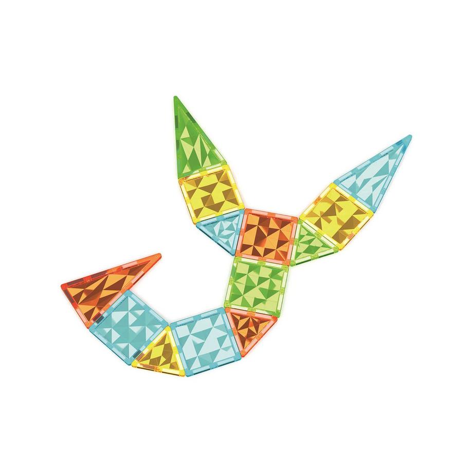 Geomag  Magnetic Tiles Gems, 16 pièces 