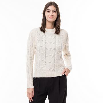 Maglione girocollo, maniche lunghe