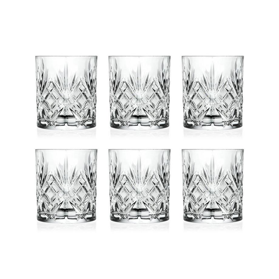 RCR Whiskyglas, 6 Stück Melodia 