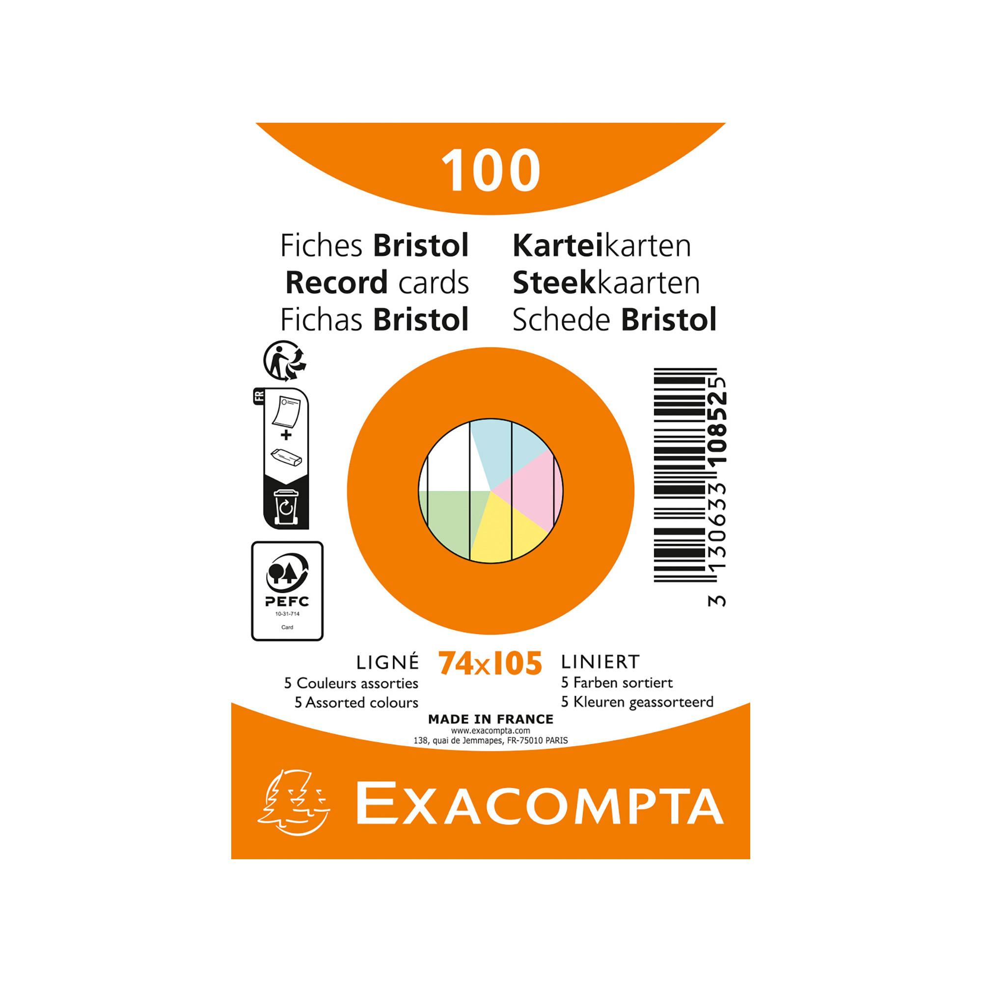 Exacompta Fiches Bristol  