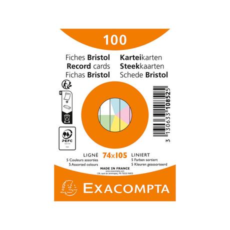 Exacompta Fiches Bristol  