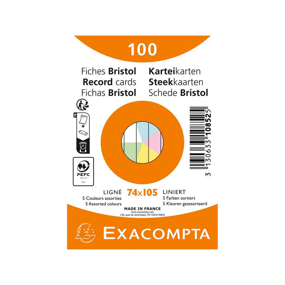 Exacompta Karteikarten  