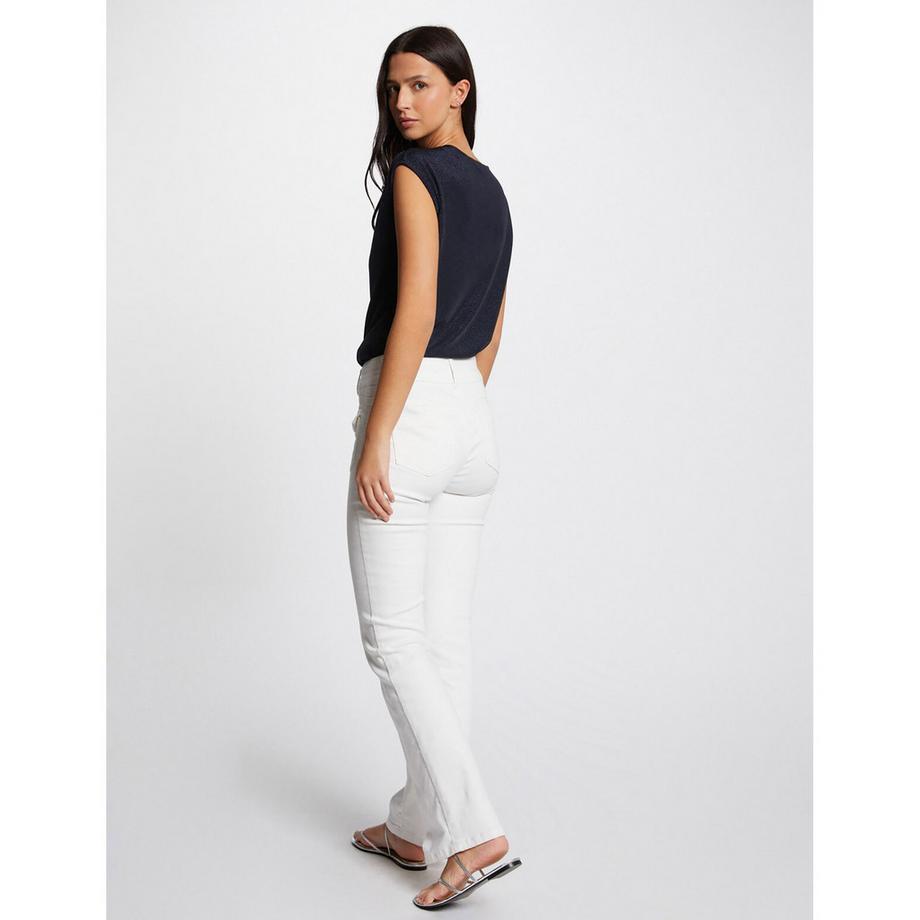 MORGAN T-shirt à boutons décoratifs  