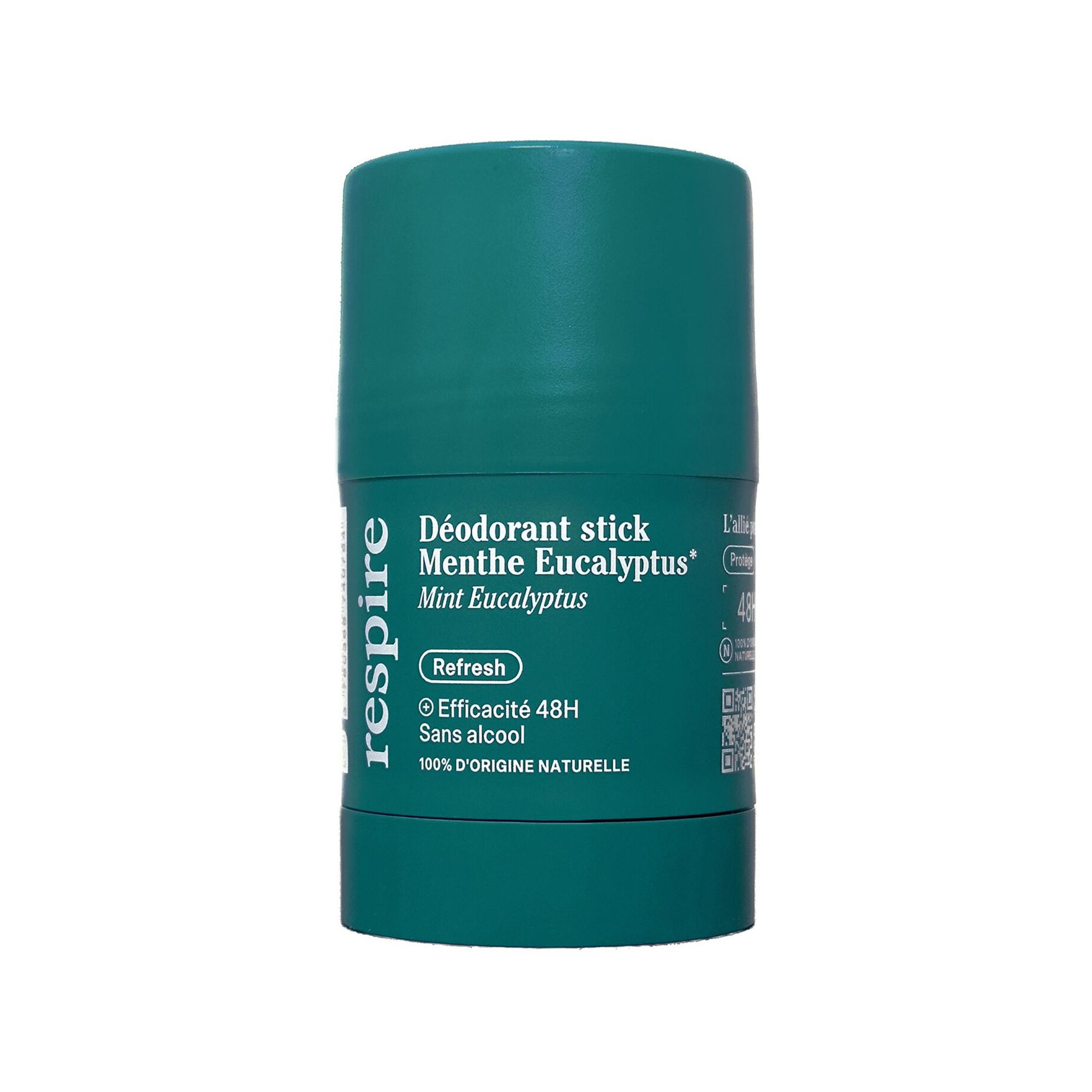 RESPIRE  Deodorante stick menta eucalipto - Efficacia 48 ore 