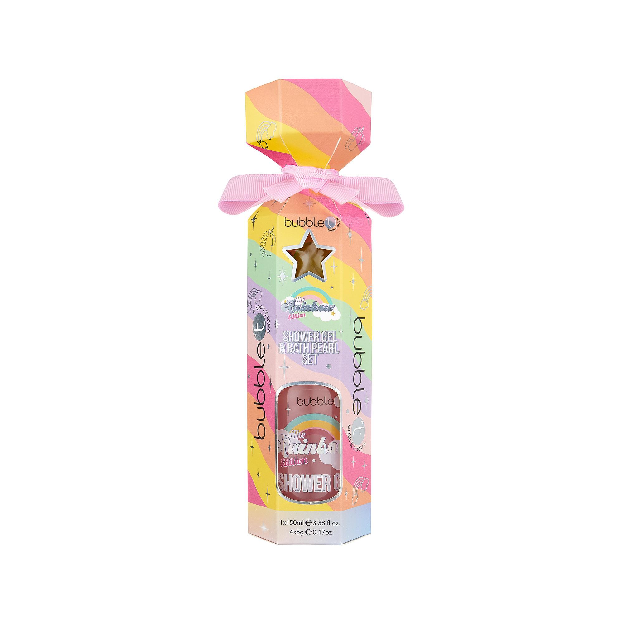 Bubble T  Cofanetto Regalo  Cosmetics Rainbow Body Wash and Bath Pearls 