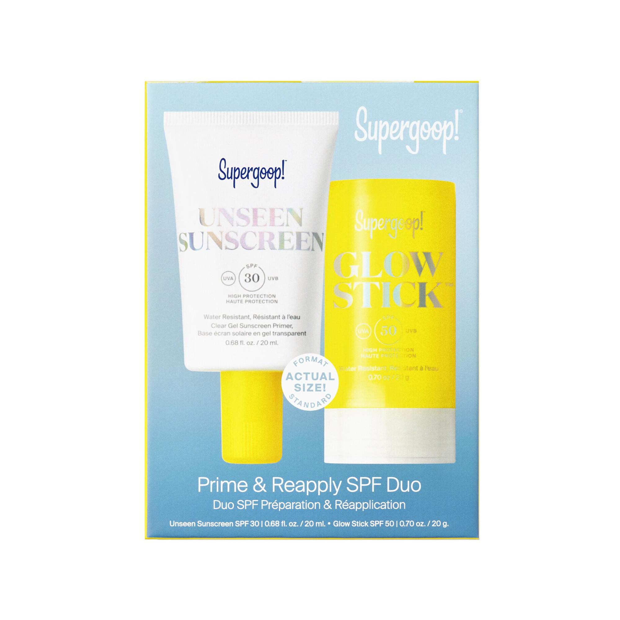 Supergoop  Duo SPF Preparazione e Riapplicazione - Duo di protezione solare 