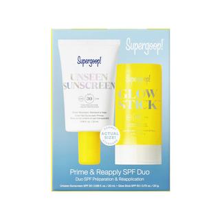 Supergoop  Duo SPF Préparation & Réapplication - Duo Protection Solaire 
