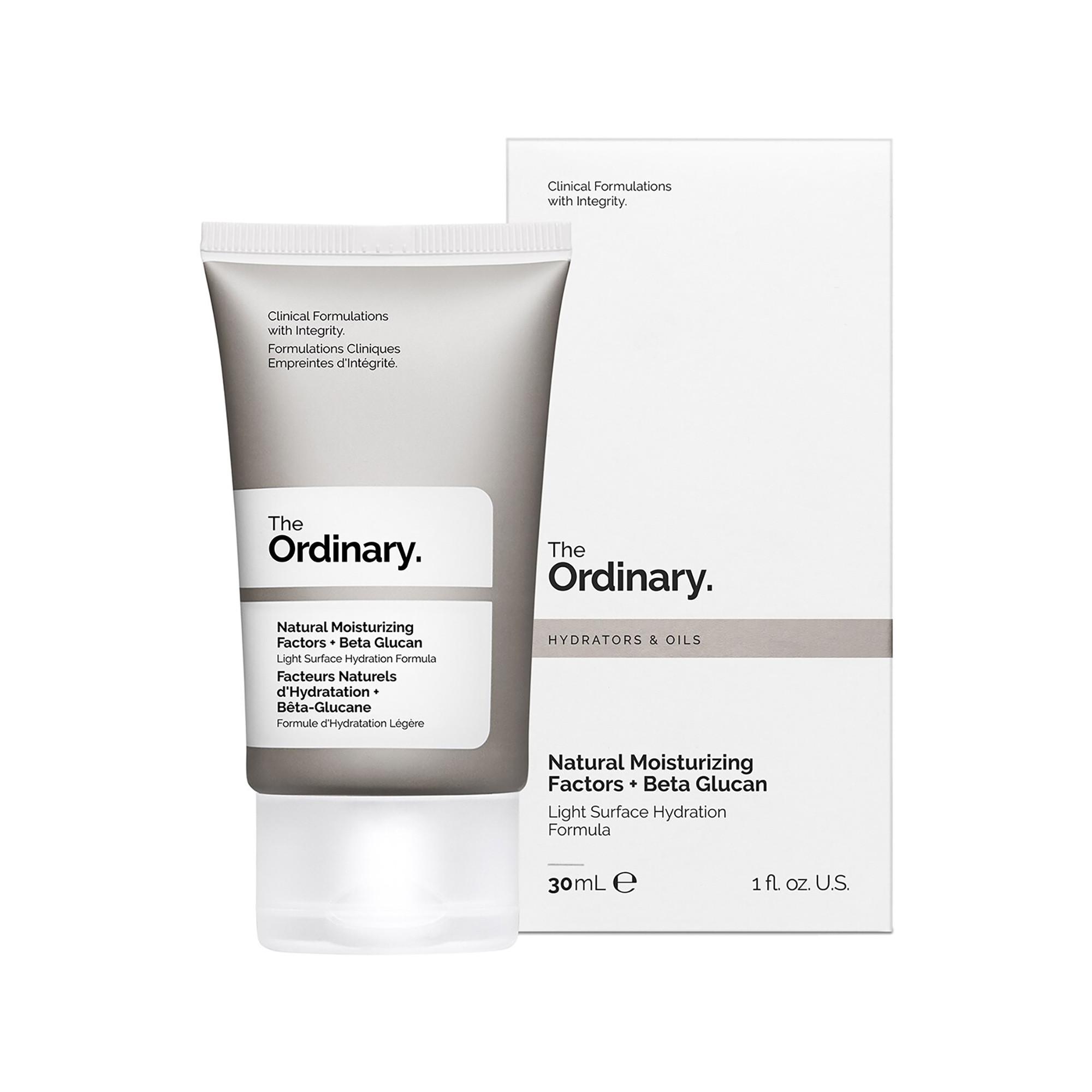 THE ORDINARY  Facteurs Naturels d'Hydratation + Bêta-Glucane - Crème Hydratante 