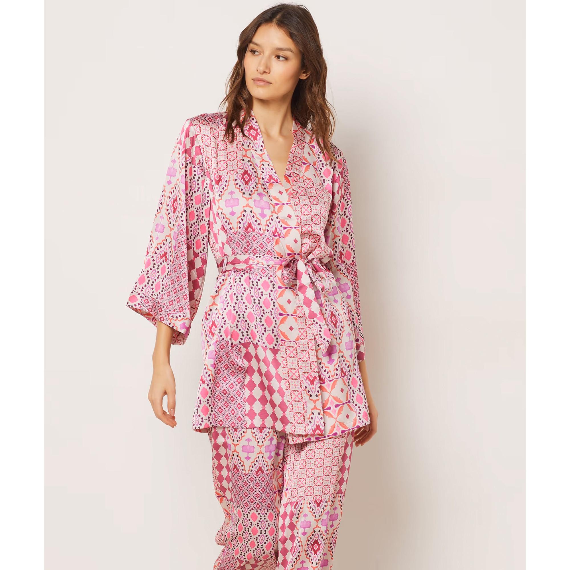 Image of Bademantel Damen Türkisblau S