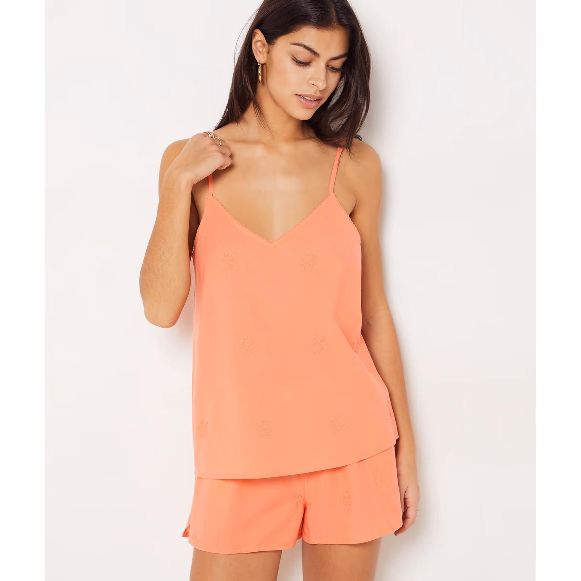 Image of Top, Ärmellos Damen Orange XS