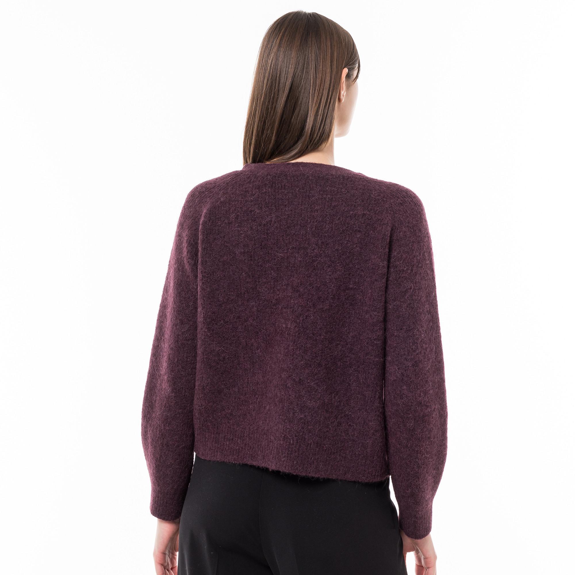 Manor Woman rib melange Cardigan, langarm 