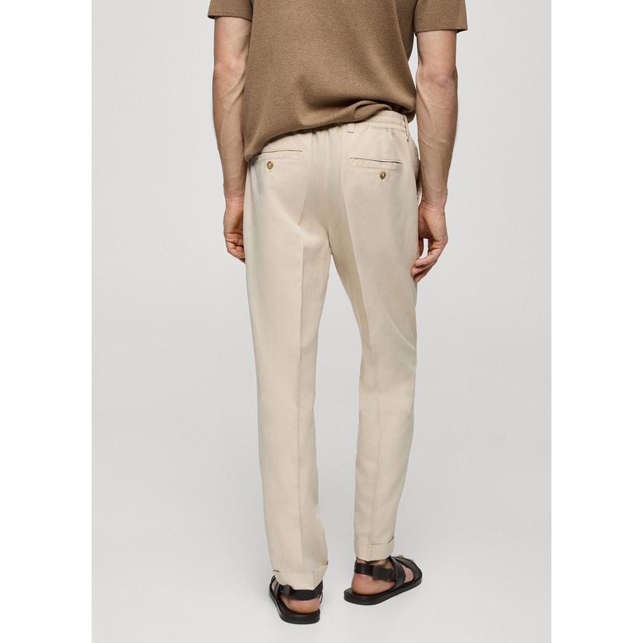 Mango Man Herren Kordelzug Relaxed Loose Fit Hose  