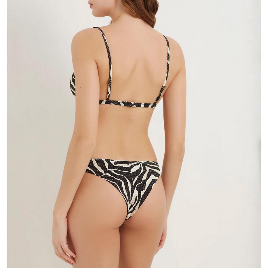 Yamamay Top bikini stampa zebrata  